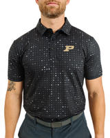 Purdue Black Glitter Polo