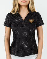 VCU Black Glitter Women's Polo