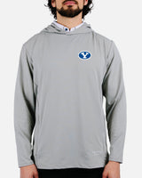 BYU Grey Daybreak Hoodie - Yatta Golf