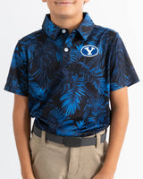 BYU Midnight Blue Youth Golf Polo - Yatta Golf