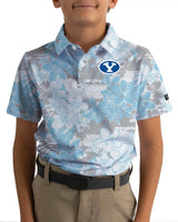 BYU Tropical Mist Youth Golf Polo - Yatta Golf