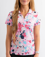 Graffiti Glamour Women's Golf Polo - Yatta Golf