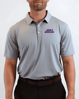 JMU Gray Golf Polo - Yatta Golf