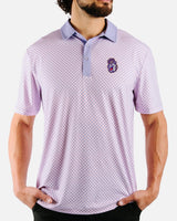 JMU Purple Chex Golf Polo - Yatta Golf
