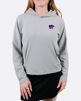 K-State Grey Daybreak Women's Hoodie - Yatta Golf