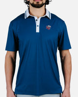 LU Belmont Blue Polo - Yatta Golf