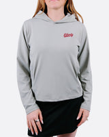 LU Gray Daybreak Women's Hoodie - Yatta Golf