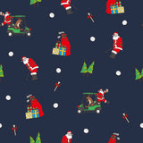 Navy Santa Swing Golf Polo | Pre-Order - Yatta Golf