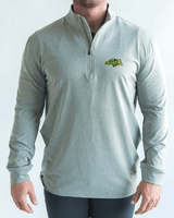 NDSU Light Grey Quarter Zip - Yatta Golf