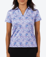 Neon Luxe Women's Golf Polo - Yatta Golf