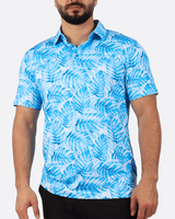 Palm Monstera Golf Polo - Yatta Golf