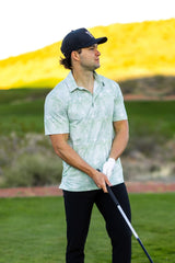 Shady Sage Golf Polo - Yatta Golf
