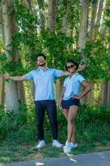Sky Puff Golf Polo - Yatta Golf