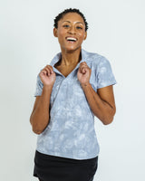 Stormy Greens Women's Golf Polo - Yatta Golf
