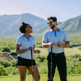 Subtle Dahlia Golf Polo - Yatta Golf