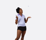 Subtle Dahlia Women's Golf Polo - Yatta Golf