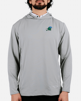 Tulane Grey Daybreak Hoodie - Yatta Golf
