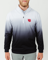 U of U Black Birdie Quarter Zip - Yatta Golf