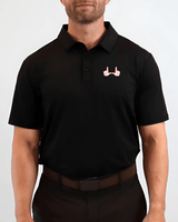 U of U Black Polo - Yatta Golf