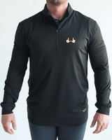 U of U Black Quarter Zip - Yatta Golf