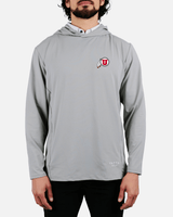 U of U Gray Daybreak Hoodie - Yatta Golf