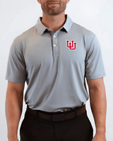 U of U Gray Polo - Yatta Golf