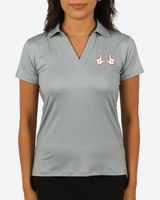U of U Gray Women's Polo - Yatta Golf