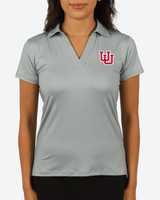 U of U Gray Women's Polo - Yatta Golf