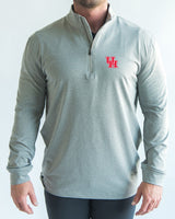 UH Light Gray Quarter Zip - Yatta Golf