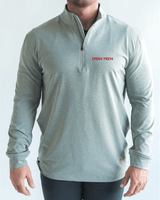 UT Light Grey Quarter Zip - Yatta Golf