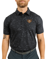 VCU Black Glitter Polo - Yatta Golf