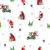 White Santa Swing Golf Polo | Pre-Order - Yatta Golf