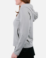 Women's Daybreak Performance Hoodie - Grey - Yatta Golf