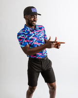 Black 8-Track Golf Hat - Yatta Golf
