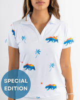 Cali Bear Women's Golf Polo - Yatta Golf