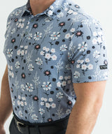 Vintage Floral - Golf Polo - Yatta Golf