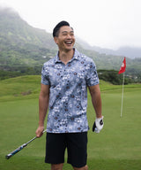 Vintage Floral - Golf Polo - Yatta Golf