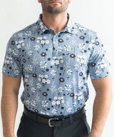 Vintage Floral - Golf Polo - Yatta Golf