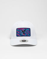 White 8-Track Golf Hat - Yatta Golf