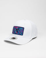 White 8-Track Golf Hat - Yatta Golf